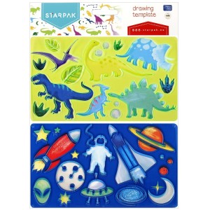 SZABLON DINO/KOSMOS 225X130 STK PBH /2/