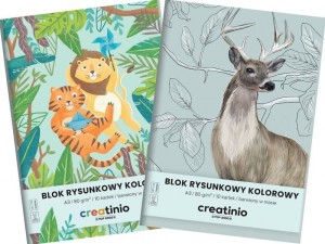 BLOK RYSUNKOWY TOP CREATINIO A3 10K.80gr.KOLOR