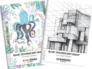 BLOK TECHNICZNY TOP CREATINIO A3 10K.170gr.BIAŁY
