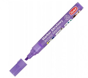 MARKER AKRYLOWY ŚCIĘTY FIOLETOWY
