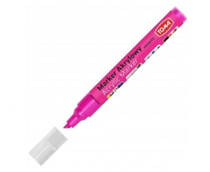 MARKER AKRYLOWY ŚCIĘTY METALLIC RÓŻOWY