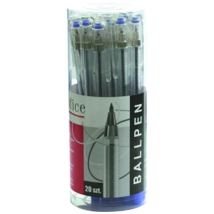 DŁUGOPIS PROFICE AA103 NIEBIESKI 20szt.TUBA