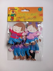 ART. KREATYWNY NAKLEJKI Z PIANKI RODZINA