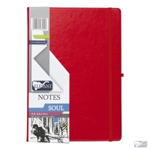 NOTES SOUL A4 96k KRATKA CZERWONY