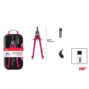 3-CZĘŚCIOWY ZESTAW CYRKLI