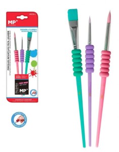 PĘDZLE DLA DZIECI KOLOROWE /3/