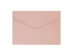 KOPERTA OZD. B6 130GR.GŁADKI PUDR.RÓŻ SATYN.K /10/