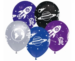 BALONY KOSMOS 12" 5szt.