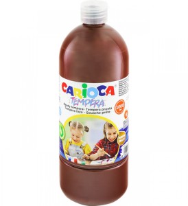 FARBA CARIOCA TEMPERA 1000ml BRĄZOWA