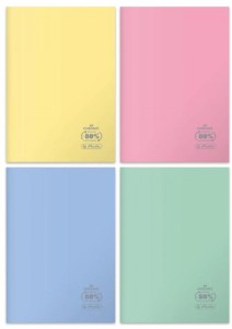 ZESZYT B5 60 KR ECO PP PASTEL COLOR