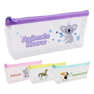 PIÓRNIK KOSMETYCZKA ANIMAL PLANET TRANSP.MIX KOL.