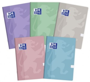 ZESZYT OXFORD TOUCH PASTEL A4 60K.KRATKA 5szt.
