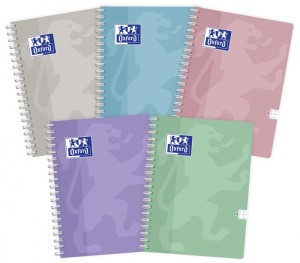 KOŁOZESZYT OXFORD TOUCH PASTEL A4 80K.KRATKA