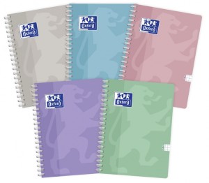 KOŁOZESZYT OXFORD TOUCH PASTEL A5 80K.KRATKA