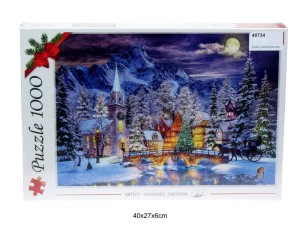 PUZZLE "1000 - Świąteczna atmosfera !!