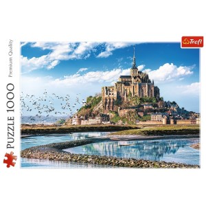 PUZZLE 1000 - Mont Saint-Michel, Francja !!