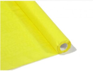 OBRUS PAPIEROWY W ROLCE 1,18X6M ŻÓŁTY CYTRYNA