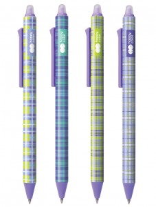 Długopis wymazywalny Patt, 0,5 mm, niebieski, Happ