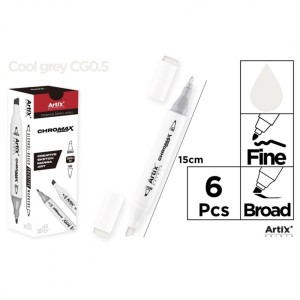 MARKER Z DWOMA KOŃCÓWKAMI COOL GREY CGO.5