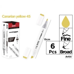 MARKER Z DWOMA KOŃCÓWKAMI CANARIAN YELLOW 45