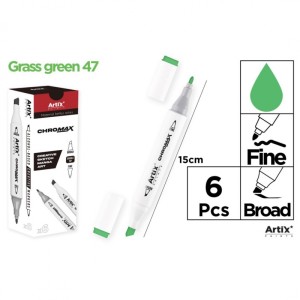 MARKER Z DWOMA KOŃCÓWKAMI GRASS GREEN 47