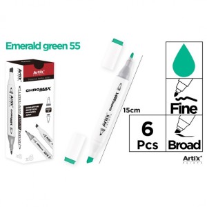 MARKER Z DWOMA KOŃCÓWKAMI EMERALD GREEN 55