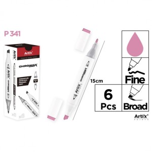 MARKER Z DWOMA KOŃCÓWKAMI PINK BLUSH P341