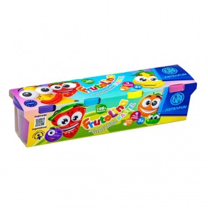 Masa plast.Frutolina Pastel Astra Fun 100g.x4szt.