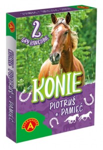 KARTY PIOTRUŚ + PAMIĘĆ - KONIE !