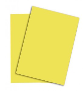PAPIER KSERO RAINBOW A4 80g.100ark.NEON.ŻÓŁTY