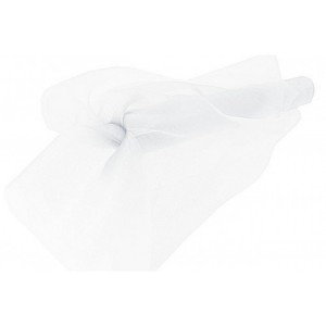 ORGANZA NIEOBSZYWANA MIĘKKA 40CM/8,1MB BIAŁA