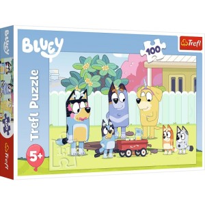 Puzzle 100 - Wesoły świat Bluey !!