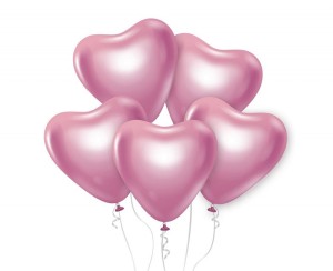 BALONY BEAUTY&CHARM 12" /6/ PLATYNOWE J.RÓŻ.SERCA