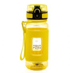 BIDON AQUA PURE by ASTRA 400ml.NEON YELLOW