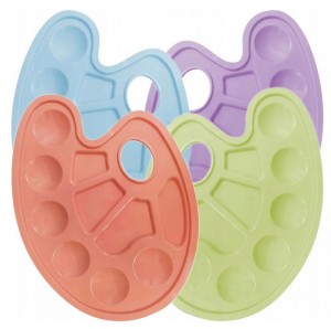 PALETKA DO MIESZANIA FARB PASTELOWA