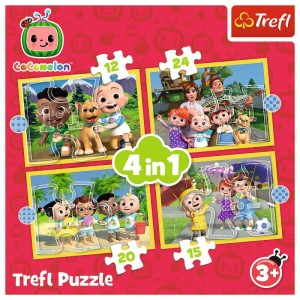 Puzzle 4w1 (12,15,20,24) - Cocomelon !!