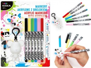 MARKERY AKRYLOWE B Z BRELOKIEM KIDEA