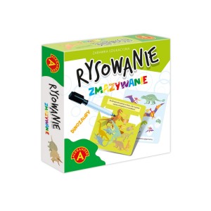 RYSOWANIE ZMAZYWANIE - DINOZAURY !