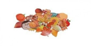 NAKLEJKI Z PIANKI PVC57 LIŚCIE 3 24szt.