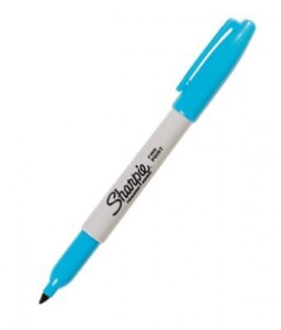 MARKER PERM. FINE NIEBIESKI