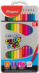 KREDKI COLOR PEPS 12KOL.OP.METALOWE