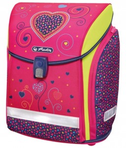 TORNISTER MIDI PINK HEARTS