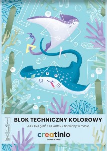 BLOK TECHNICZNY TOP CREATINIO A4 10K. 160G
