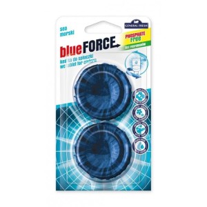 GENERAŁ WC KOSTKA BLUE-FORCE BARW.MORSKA 2 szt.