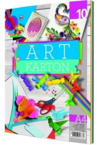BLOK KARTONÓW KOLOROWYCH A4 250gr.10ark.
