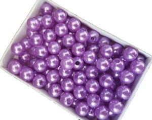 KORALE LAWENDOWE 10MM