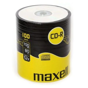 PŁYTY CD-R 80 MAXELL 700MB X52 SPINDL 100szt.