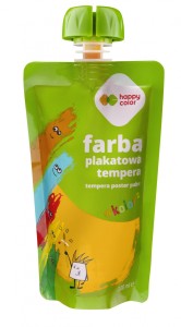 FARBA PLAKATOWA TEMPERA 100ml ZŁOTA HAPPY COLOR