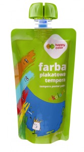 FARBA PLAKATOWA TEMPERA 100ml NIEBIESKA HAPPY COLOR