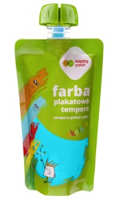 FARBA PLAKATOWA TEMPERA 100ml TURKUSOWA HAPPY COLOR